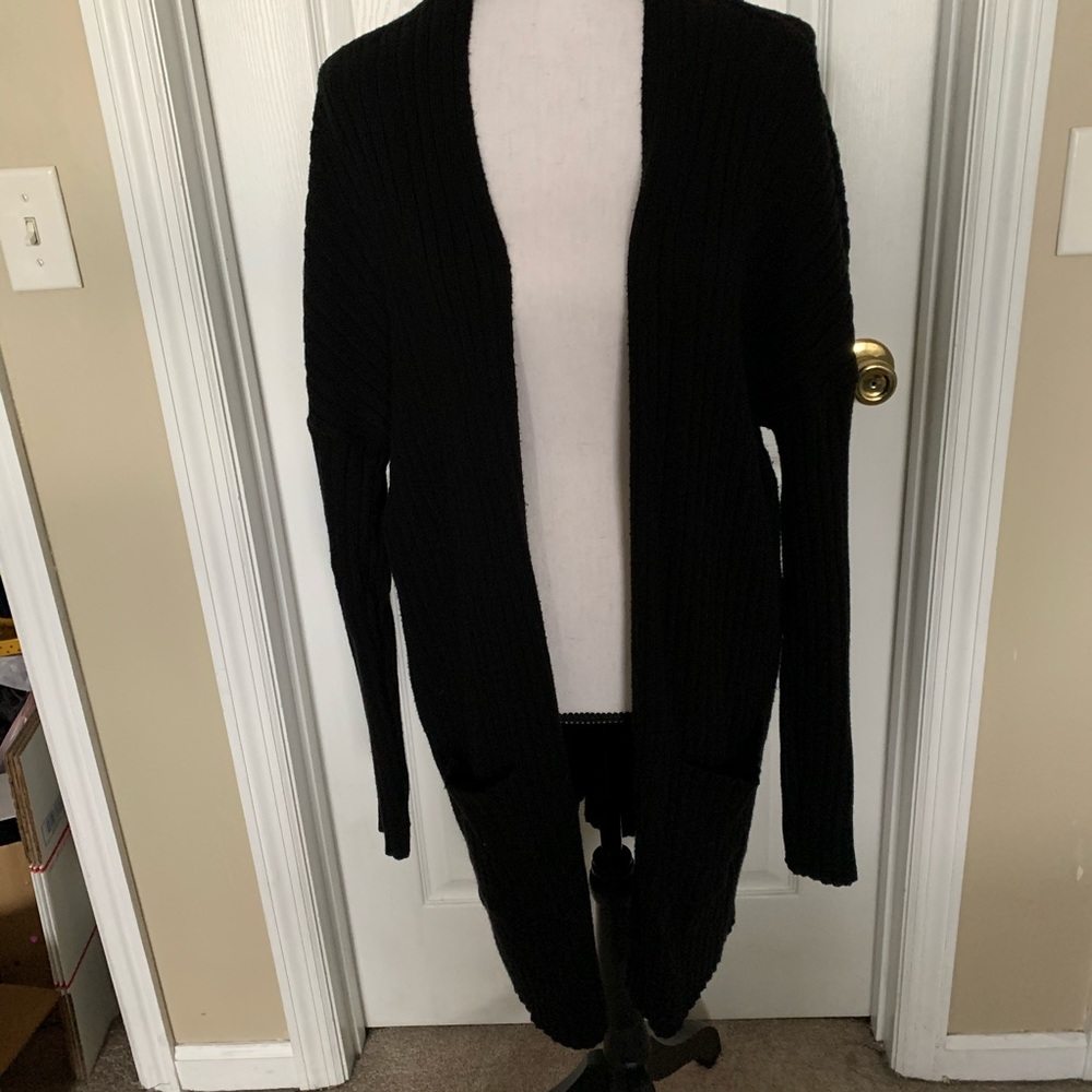 Ribbed cardigan